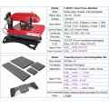 Fabricante diretamente Pressão de pressão automática pneumática, máquina de imprensa térmica